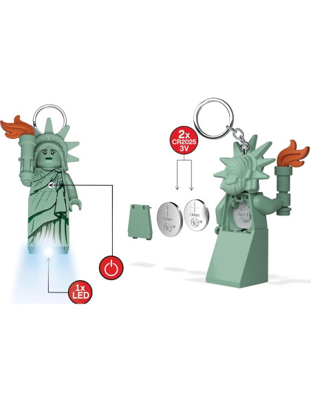 Luz de Llavero Lego Estatua de la Libertad 8.89 CM KE158