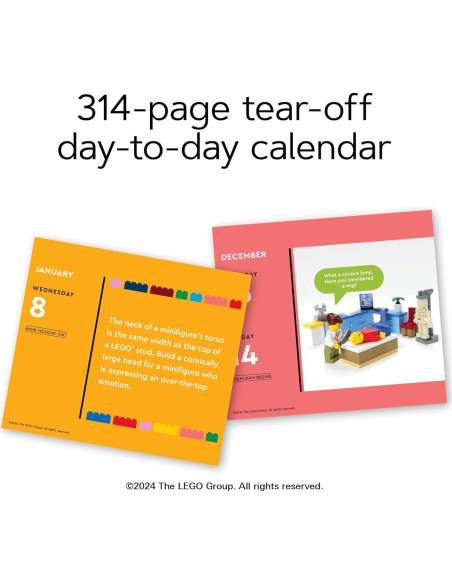 LEGO Fun Every Day 2025 Daily Calendar