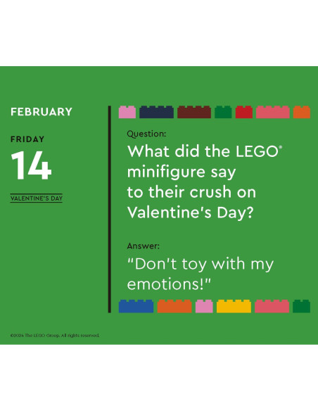 LEGO Fun Every Day 2025 Daily Calendar