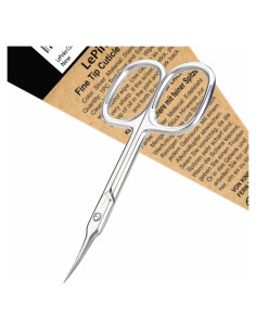Tijeras de Cutícula LePinko, Acero Inoxidable, Punta Fina