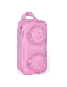 Funda de Ladrillos LEGO Oficial Rosa Claro 20x10x6 cm