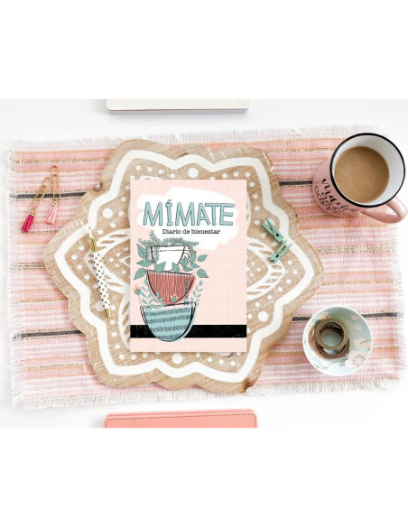 Mímate - Diario de bienestar (Spanish Edition)