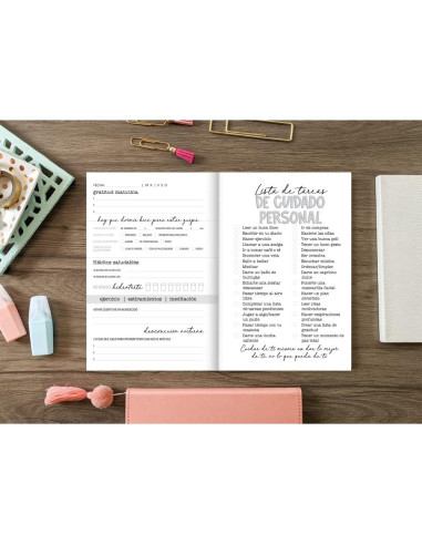 Mímate - Diario de bienestar (Spanish Edition)