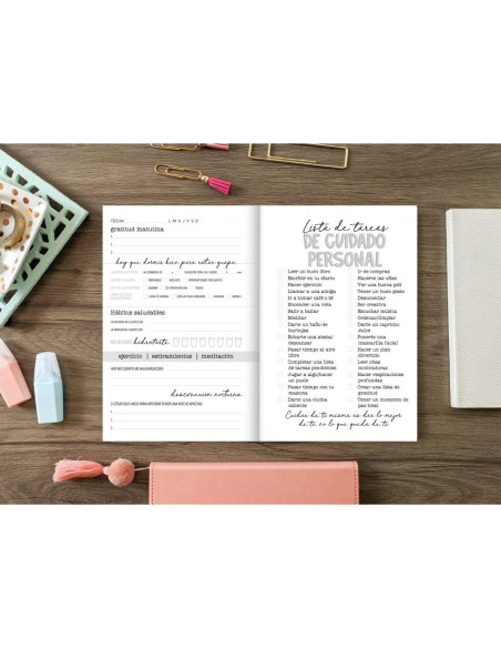 Mímate - Diario de bienestar (Spanish Edition)