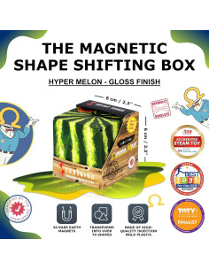 SHASHIBO Cubo Magnético Transformable Melón Hiper - Juguete 2