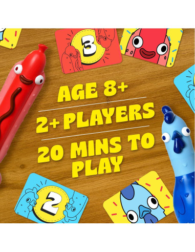 Juego de Fiesta Big Potato Pollo vs Hotdog 2024 - 2-10 Jugadores