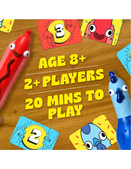 Juego de Fiesta Big Potato Pollo vs Hotdog 2024 - 2-10 Jugadores