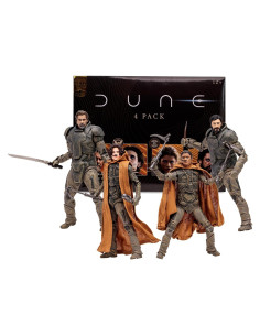 Figuras Dune McFarlane 4pk Gurney Paul Chani Stilgar 17,78 cm