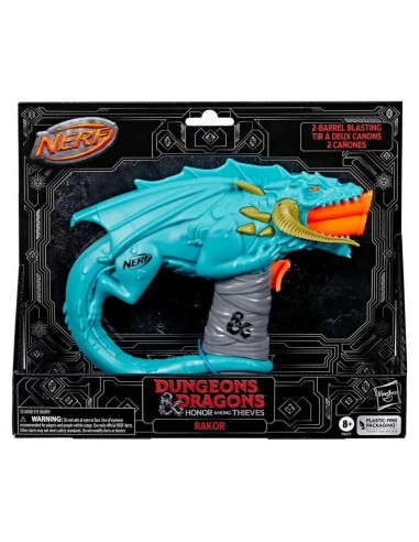 Blaster Nerf Dungeons & Dragons Rakor con 4 dardos Elite