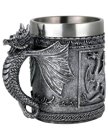 Taza Dragón Rugiente Alikiki 0.47L Acero Inoxidable