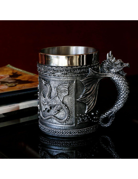 Taza Dragón Rugiente Alikiki 0.47L Acero Inoxidable