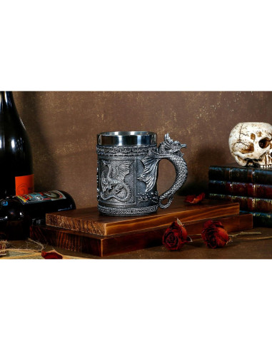 Taza Dragón Rugiente Alikiki 0.47L Acero Inoxidable