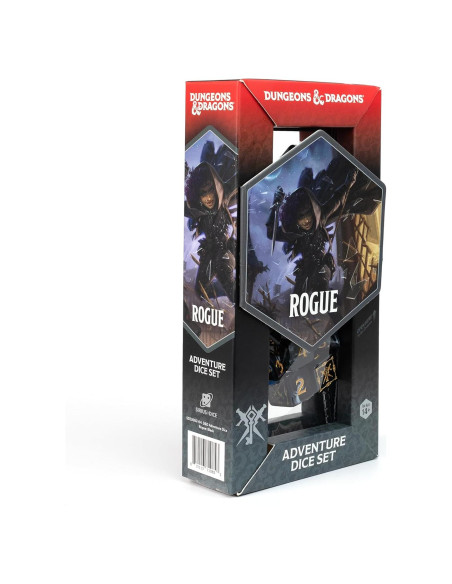 Dados de Aventura D&D Sirius Dice Pícaro Púrpura 15 Piezas