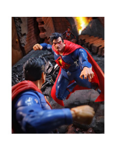 Figuras McFarlane Toys Superman vs Tierra-3 7" 2pk 2