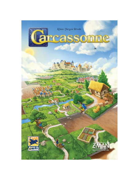Juego de Mesa Carcassonne Z-Man Games Estrategia 2-5 Jugadores