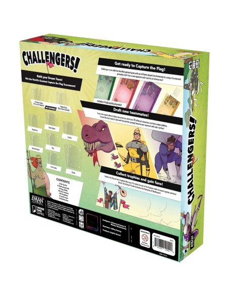 Juego de Cartas Challengers Z-Man Games 1-8 Jugadores