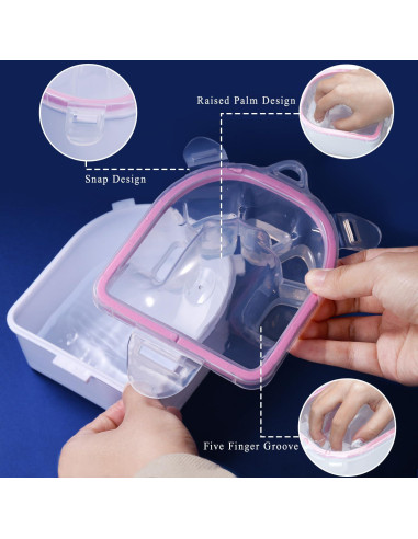 Kit de Manicura IKOCO con Tazón para Remojar Uñas Rosa