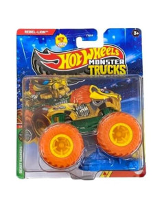 Hot Wheels Monster Trucks León Rebelde 1:64 Bestias Aplastadoras