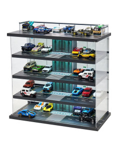 Vitrina para Coches 1:64 GALUMO 5 Niveles LED 75 Coches