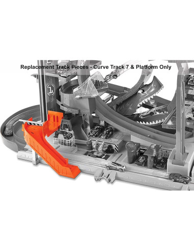 Pista Curva 7 y Plataforma Repuesto Hot Wheels FTB69