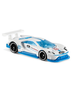 Hot Wheels Ford GT Race 2016 Blanco 1:64 HW Speed Graphics