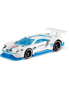 Hot Wheels Ford GT Race 2016 Blanco 1:64 HW Speed Graphics 2