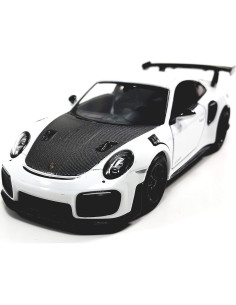 Kinsmart Porsche 911 GT2 RS Blanco 1:36 Metal Juguete 2