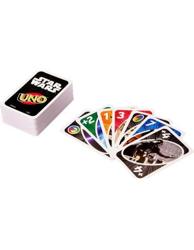 Juego de Cartas UNO Star Wars Mattel 112 Cartas Especial
