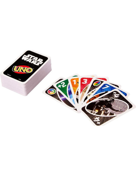 Juego de Cartas UNO Star Wars Mattel 112 Cartas Especial