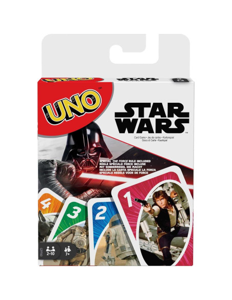 Juego de Cartas UNO Star Wars Mattel 112 Cartas Especial