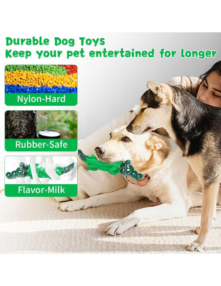 Juguete para perros masticadores Fuufome cocodrilo 10 cm