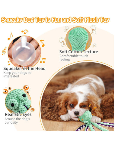 Juguete de Peluche para Perros Grandes Fuufome 34 cm Verde