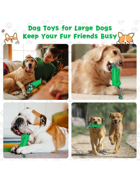 Juguete para perros masticadores Fuufome cocodrilo 10 cm