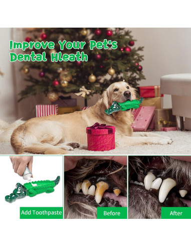 Juguete para perros masticadores Fuufome cocodrilo 10 cm