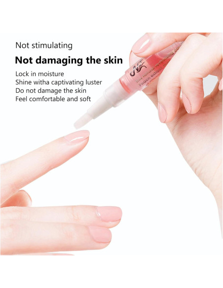 Bolígrafo Aceite Cutículas 6PCS Frutas - Hidratante Uñas