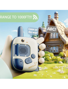 Walkie Talkies Dinosaurio JKGIFTS para Niños 3-12 Años 2