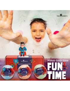 Bolas de Baño Superhéroe Two Sisters - Paquete de 3 2