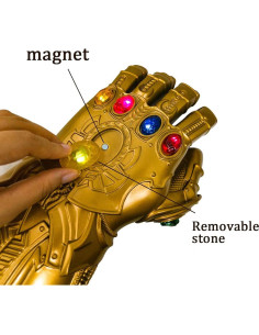 Gemas de Reemplazo LED Guantelete Iron Man Thanos Niños 2