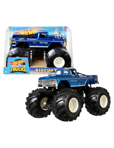 Camión Monstruo Hot Wheels Bigfoot 1:24 Juguete Coleccionable