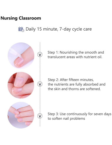 Bolígrafo Aceite Cutículas 6PCS Frutas - Hidratante Uñas