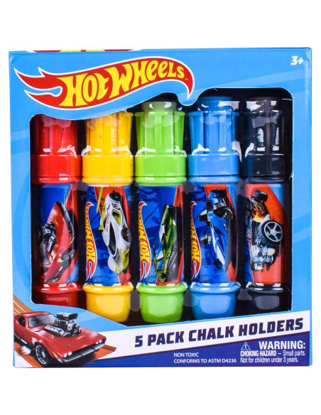 Sostenedores de Tiza Jumbo Hot Wheels Sunny Days | 5 Piezas