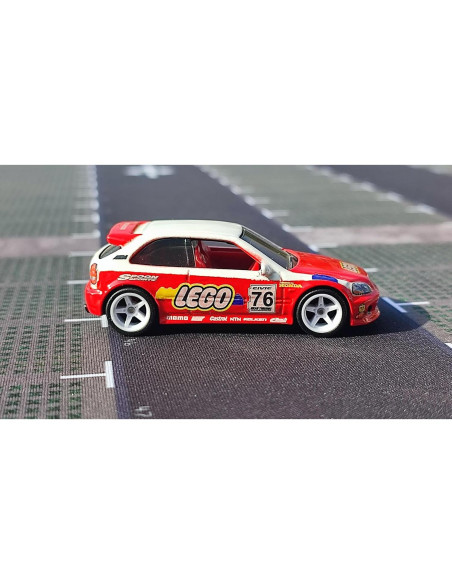 Juego de Ruedas y Ejes Goma 1:64 Genérico - 10 Piezas