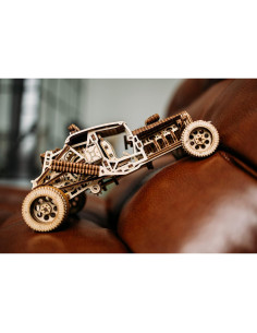 Coche Puzzle 3D Mad Buggy Wood Trick - Madera Natural DIY 2