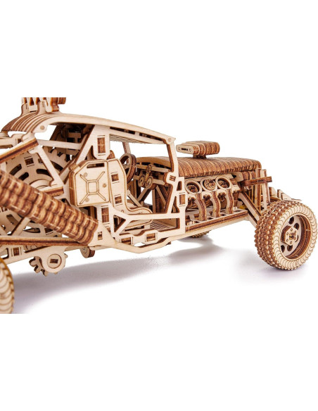 Coche Puzzle 3D Mad Buggy Wood Trick - Madera Natural DIY