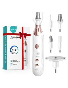COSLUS Kit Manicura y Pedicura Eléctrico 5 en 1 Inalámbrico