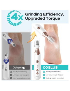 COSLUS Kit Manicura y Pedicura Eléctrico 5 en 1 Inalámbrico 2