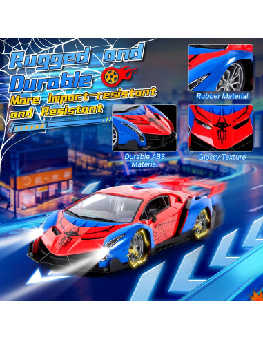 Auto a Control Remoto Sunhorse Araña 1:14 con Luces LED
