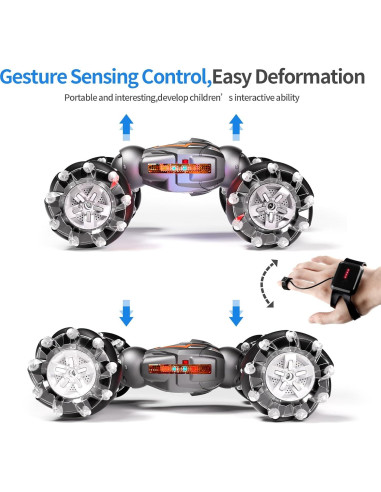 Coche Acrobático RC Deejoy 1:12 Todo Terreno 4WD con Luces