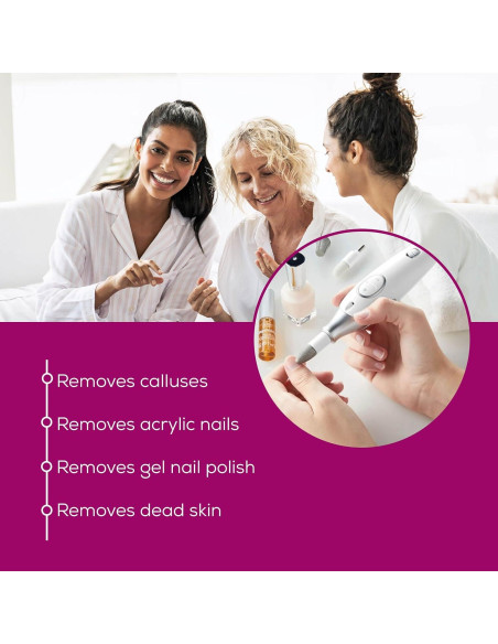 Beurer MP42 Taladro de Uñas Eléctrico 7-en-1 con Luz LED