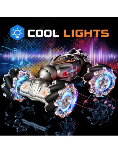 Coche Acrobático RC Deejoy 1:12 Todo Terreno 4WD con Luces